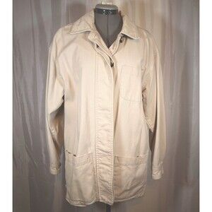 Vtg Mens St. John’s Bay Barn Chore Jacket Size M Medium Flannel Corduroy Casual